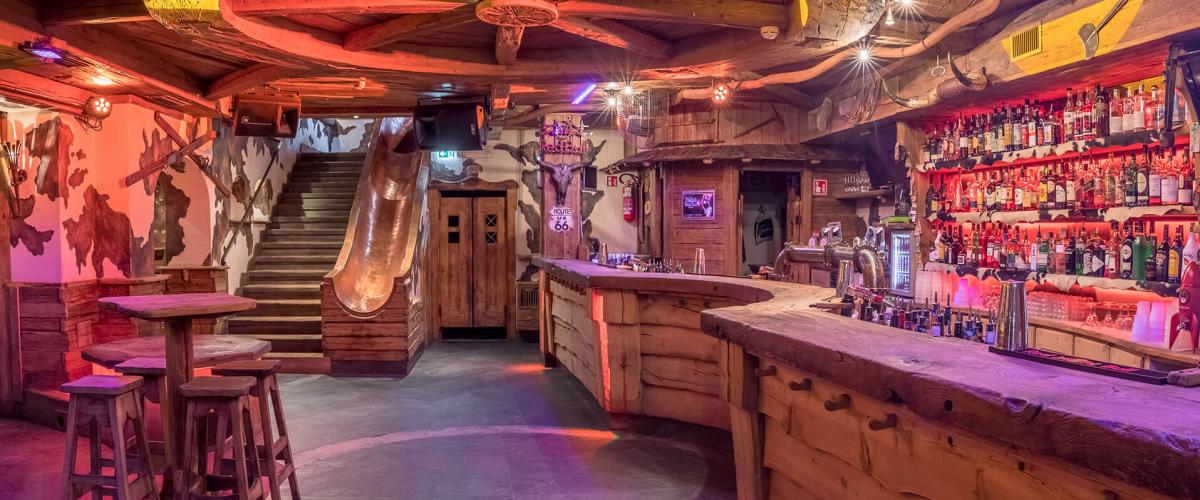 Interno del disco club Miky's a Livigno